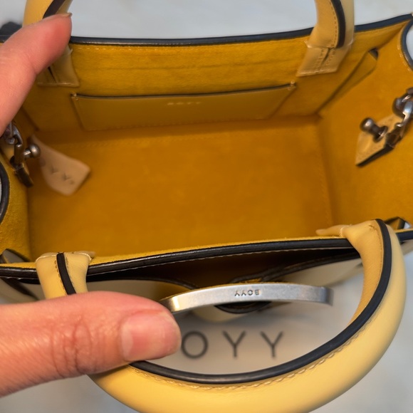 BOYY Polenta Mini cross body Bag with Silver Buckle - Picture 5 of 7